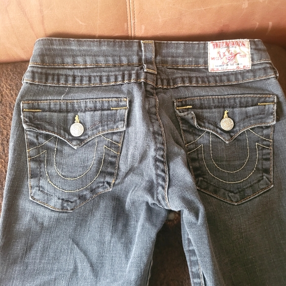 True Religion Black Billy Jean size 28 - Picture 1 of 7
